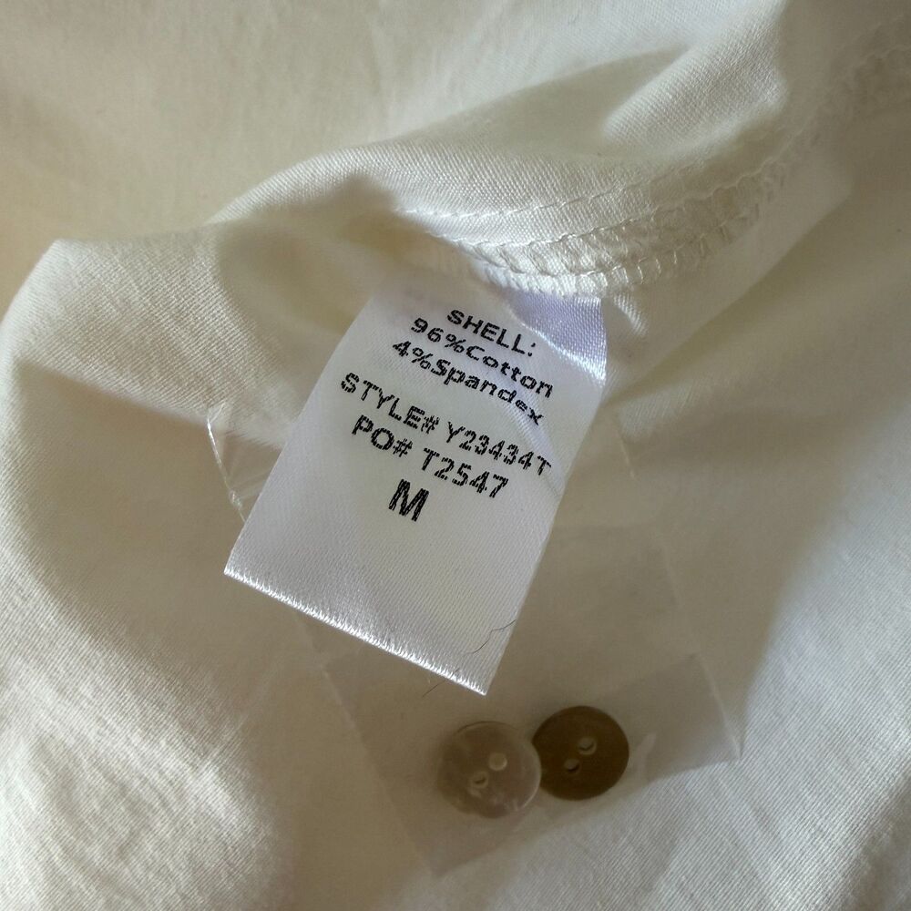 Polamnder Place White Rae Blouse Size Medium - Picture 10 of 12